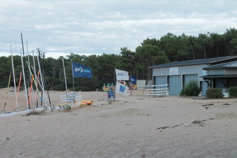 Ecole de voile de soustons plage
